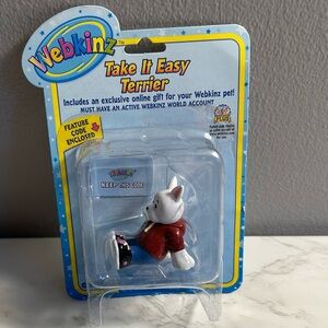 Webkinz Take It Easy Terrier Figurine